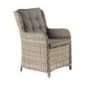 Sillon Terraza Rattan Sintetico y Aluminio con Cojin Serie Wick
