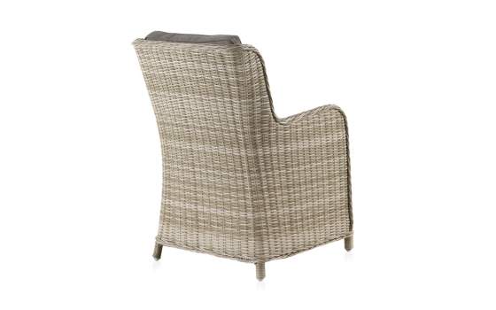 Sillon Terraza Rattan Sintetico y Aluminio con Cojin Serie Wick