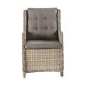 Sillon Terraza Rattan Sintetico y Aluminio con Cojin Serie Wick