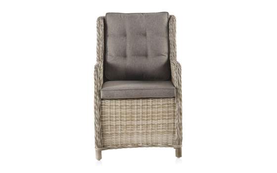 Sillon Terraza Rattan Sintetico y Aluminio con Cojin Serie Wick