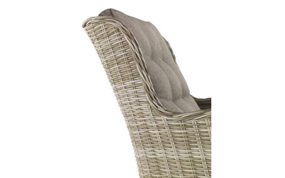 Sillon Terraza Rattan Sintetico y Aluminio con Cojin Serie Wick
