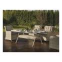 Sillon Terraza Rattan Sintetico y Aluminio con Cojin Serie Wick