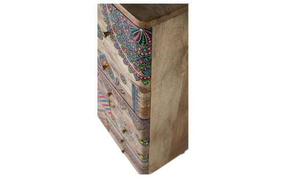 Sinfonier 11 Cajones Oriental Madera Mango Pintada Aeriats