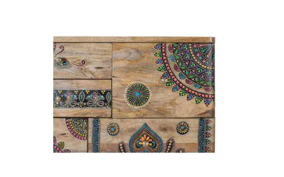 Sinfonier 11 Cajones Oriental Madera Mango Pintada Aeriats