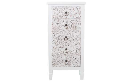 Sinfonier 5 Cajones Blanco Diseño Foral Serie Arosen