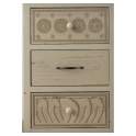 Sinfonier 5 Cajones Decape Blanco Retro Serie Carvedwhi
