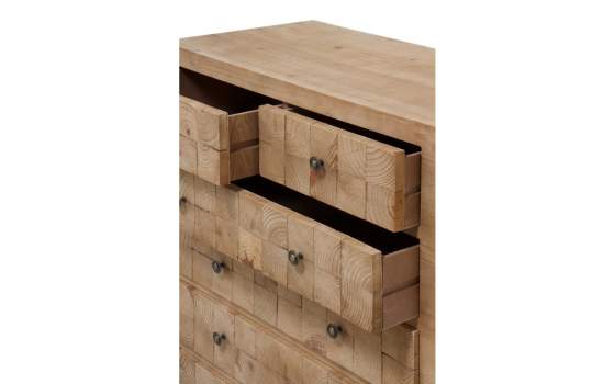 Sinfonier 5 Cajones Madera Patas Acero Serie Natens