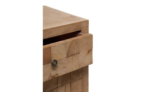 Sinfonier 6 Cajones Madera Patas Acero Serie Natens
