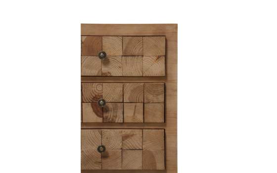 Sinfonier 6 Cajones Madera Patas Acero Serie Natens