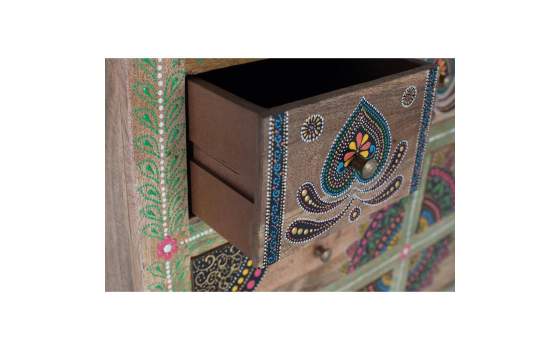 Sinfonier 7 Cajones Oriental Madera Mango Pintada Aeriats