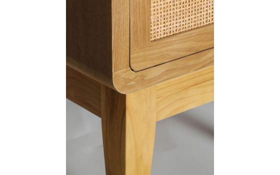 Sinfonier Actual 5 Cajones Madera y Rejilla Ratan Doazit