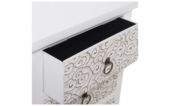 Sinfonier Blanco 5 Cajones Decorados Serie Arosen