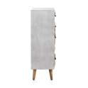 Sinfonier Blanco Decape 5 Cajones Madera Reciclada Albost