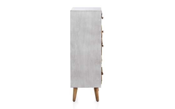 Sinfonier Blanco Decape 5 Cajones Madera Reciclada Albost