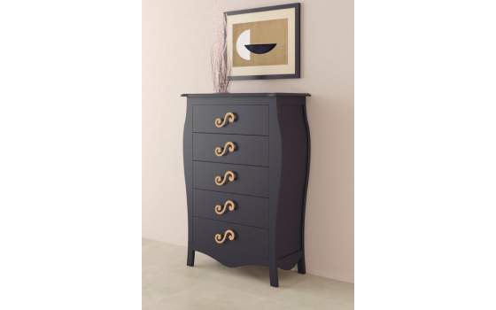 Sinfonier Clasico Actual 5 Cajones tiradores Metalicos Medea