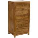 Sinfonier Colonial 5 Cajones Madera Maciza Serie Albre