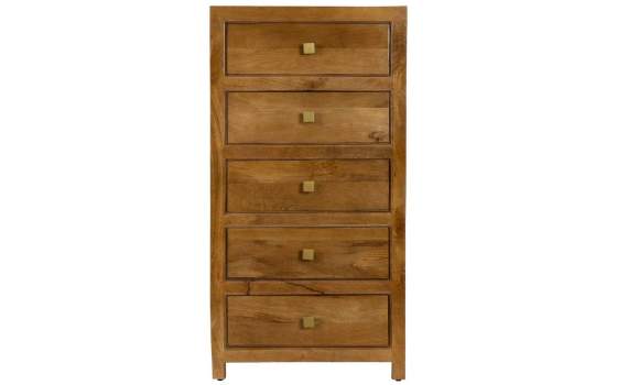 Sinfonier Colonial 5 Cajones Madera Maciza Serie Albre