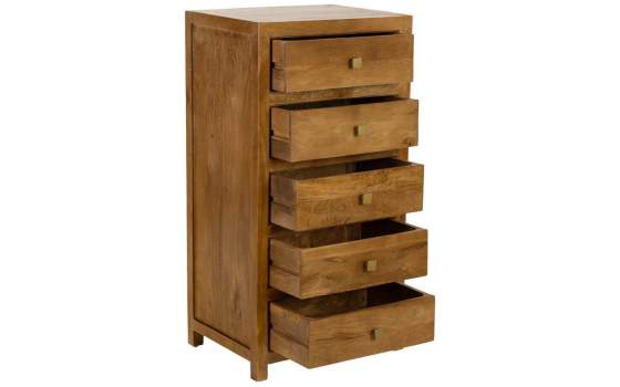 Sinfonier Colonial 5 Cajones Madera Maciza Serie Albre