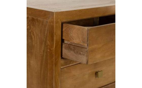 Sinfonier Colonial 5 Cajones Madera Maciza Serie Albre