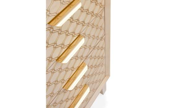 Sinfonier Diseño Actual 5 Cajones Roble Marfil Serie Adresas