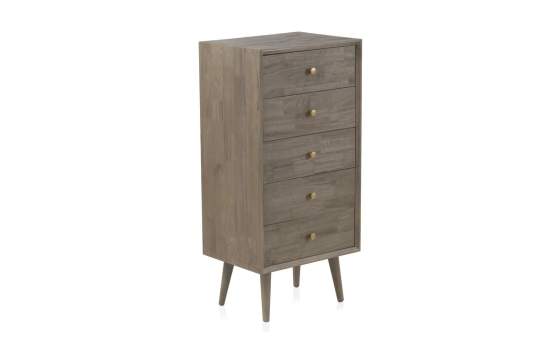 Sinfonier Dormitorio 5 Cajones Estilo Actual Serie Aerost