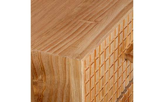 Sinfonier Dormitorio 5 Cajones Madera Natural Tallada Ardoll