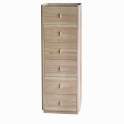 Sinfonier Dormitorio 6 Cajones Madera Fresno Natural Nereide