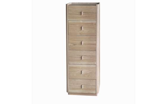 Sinfonier Dormitorio 6 Cajones Madera Fresno Natural Nereide