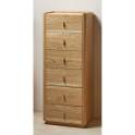 Sinfonier Dormitorio 6 Cajones Madera Fresno Natural Nereide