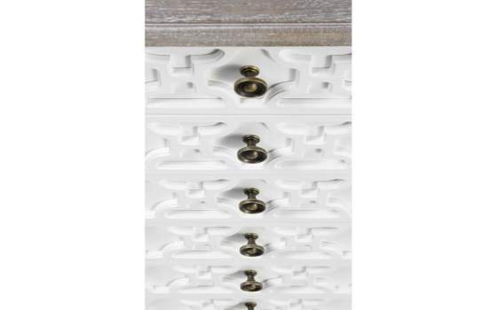 Sinfonier Dormitorio Blanco Actual 6 Cajones  Serie Arpentis