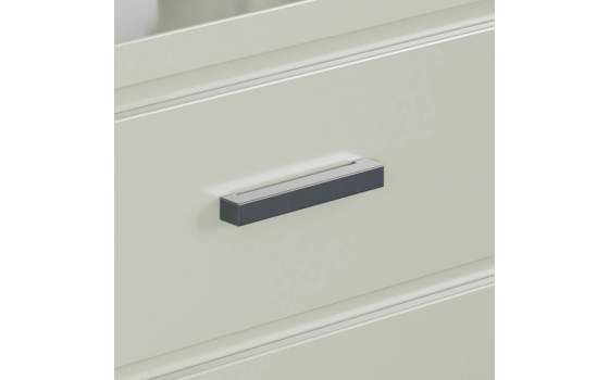 Sinfonier Dormitorio Moderno 6 Cajones Blanco Serie Hera