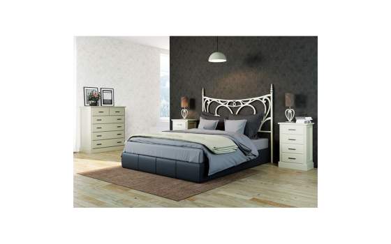 Sinfonier Dormitorio Moderno 6 Cajones Blanco Serie Hera