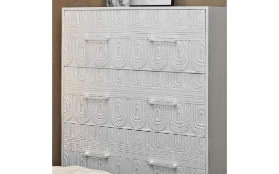 Sinfonier Estilo Etnico Oriental 3 Cajones Tallados Serie Arkaya