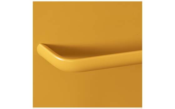 Sinfonier Moderno Metalico 4 Cajones Amarillo Serie Baquijar