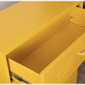 Sinfonier Moderno Metalico 4 Cajones Amarillo Serie Baquijar