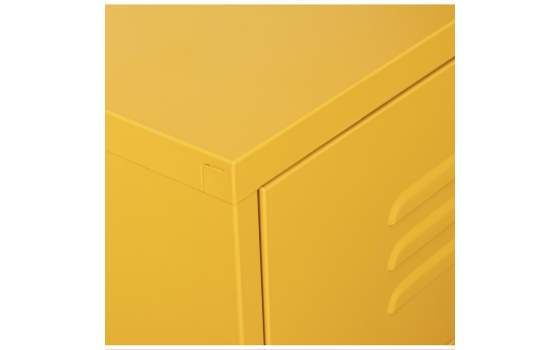 Sinfonier Moderno Metalico 4 Cajones Amarillo Serie Baquijar