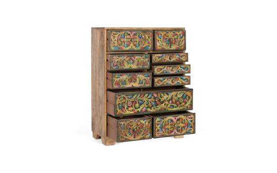 Sinfonier Oriental 10 Cajones Pintados en Colores Albizo