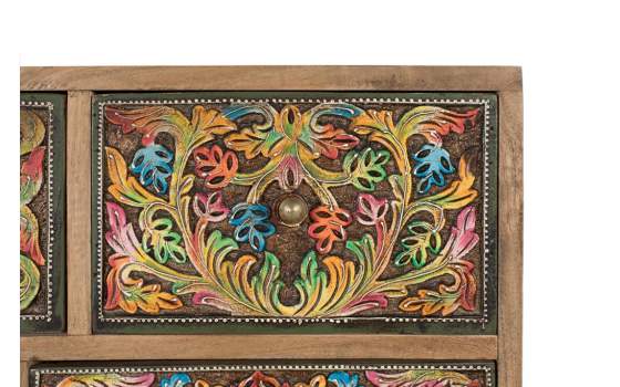 Sinfonier Oriental 10 Cajones Pintados en Colores Albizo