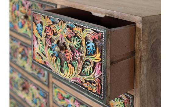 Sinfonier Oriental 10 Cajones Pintados en Colores Albizo