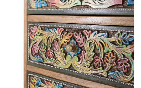 Sinfonier Oriental 10 Cajones Pintados en Colores Albizo