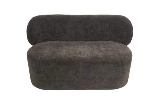 Sofá Yak 2 Plazas de Chenilla Gruesa Marron Serie Aitlas