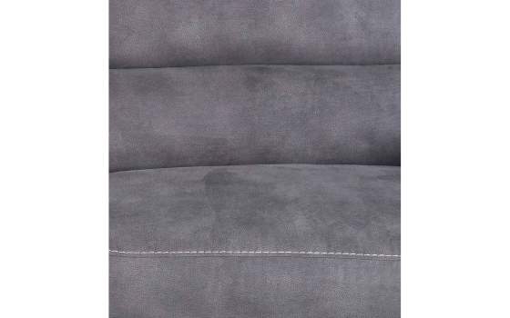 Sofa 2 Plazas Actual Tapizado Gris Reclinable Basil Melvin
