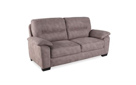 Sofa 2 Plazas Actual Tapizado Marron Serie Albert Melvin