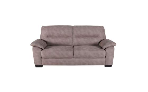 Sofa 2 Plazas Actual Tapizado Marron Serie Albert Melvin