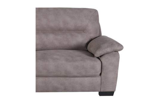 Sofa 2 Plazas Actual Tapizado Marron Serie Albert Melvin