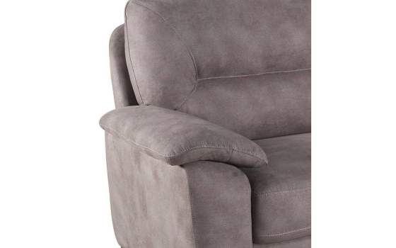 Sofa 2 Plazas Actual Tapizado Marron Serie Albert Melvin