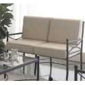 Sofa Forja 2 Plazas Con Cojin Nilo