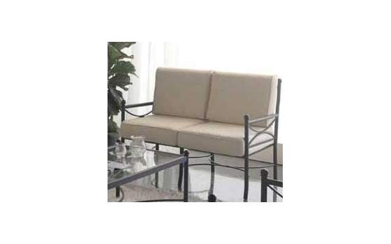 Sofa Forja 2 Plazas Con Cojin Nilo