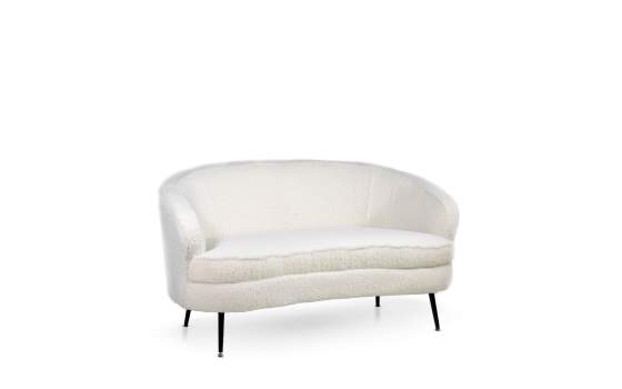 Sofa 2 Plazas Moderno Tapizado Lana  Mia Serie Adisk