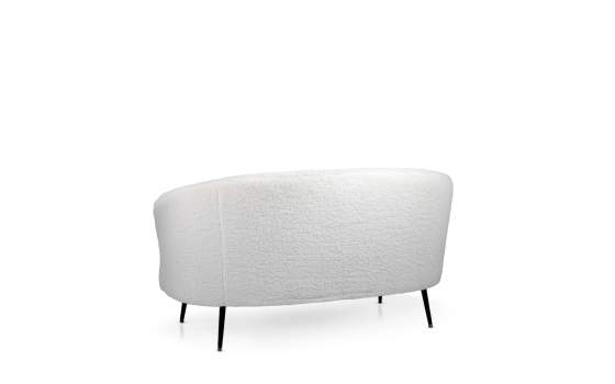 Sofa 2 Plazas Moderno Tapizado Lana  Mia Serie Adisk